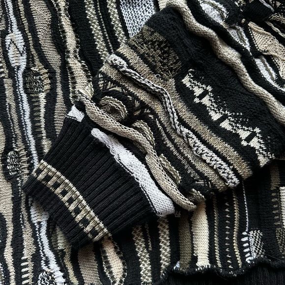 *Pending Coogi *Style Vintage Oversized Cardigan - Picture 8 of 8